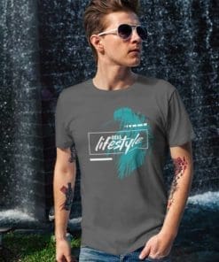 BOXA Green Palm – Cotton T-Shirt