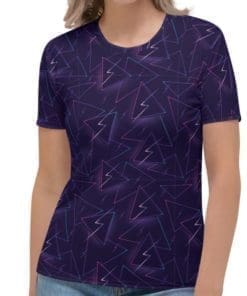Purple Triangle Party Shirt