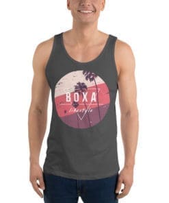 BOXA Red Sunset – Cotton Tank Top