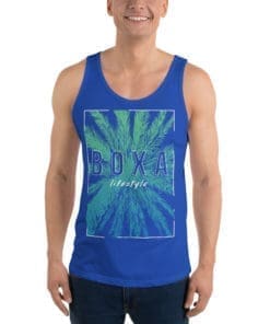 BOXA Green Palms – Cotton Tank Top