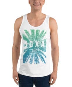 BOXA Green Palms – Cotton Tank Top