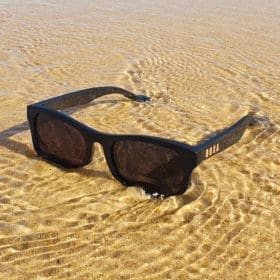 BOXA Airlie – Dark Bamboo Wood Sunglasses