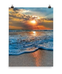 Maroochydore Beach Sunrise - Poster