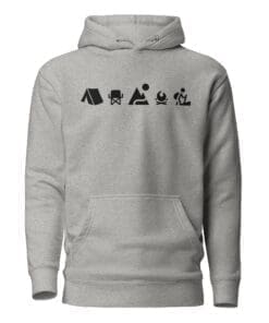 Carbon Grey The Great Outdoors - Vanlife Hoodie