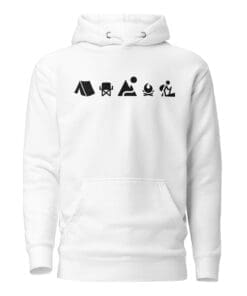 White The Great Outdoors - Vanlife Hoodie