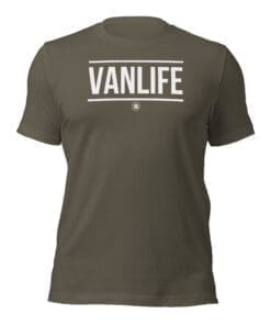 VANLIFE Tshirt Front Army