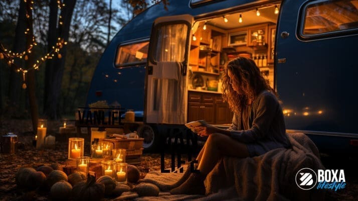 Female Vanlife Camping