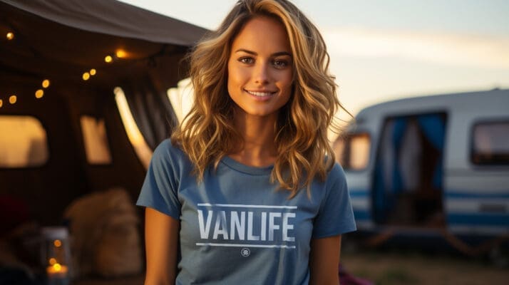 Female Vanlife Camping