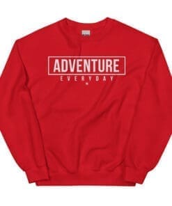 Adventure Everyday Sweatshirt Red