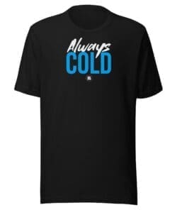 Always Cold t-shirt black front